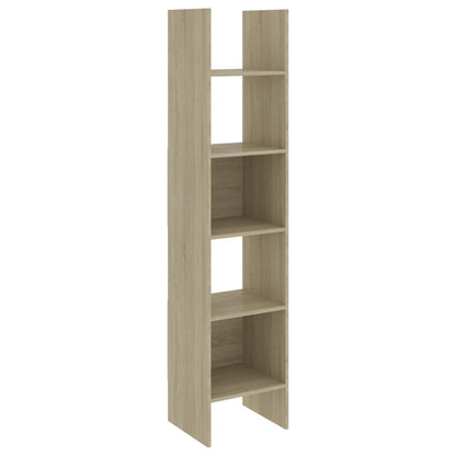 Boekenkast 40X35X80 Cm Spaanplaat Kleurig Sonoma eiken
