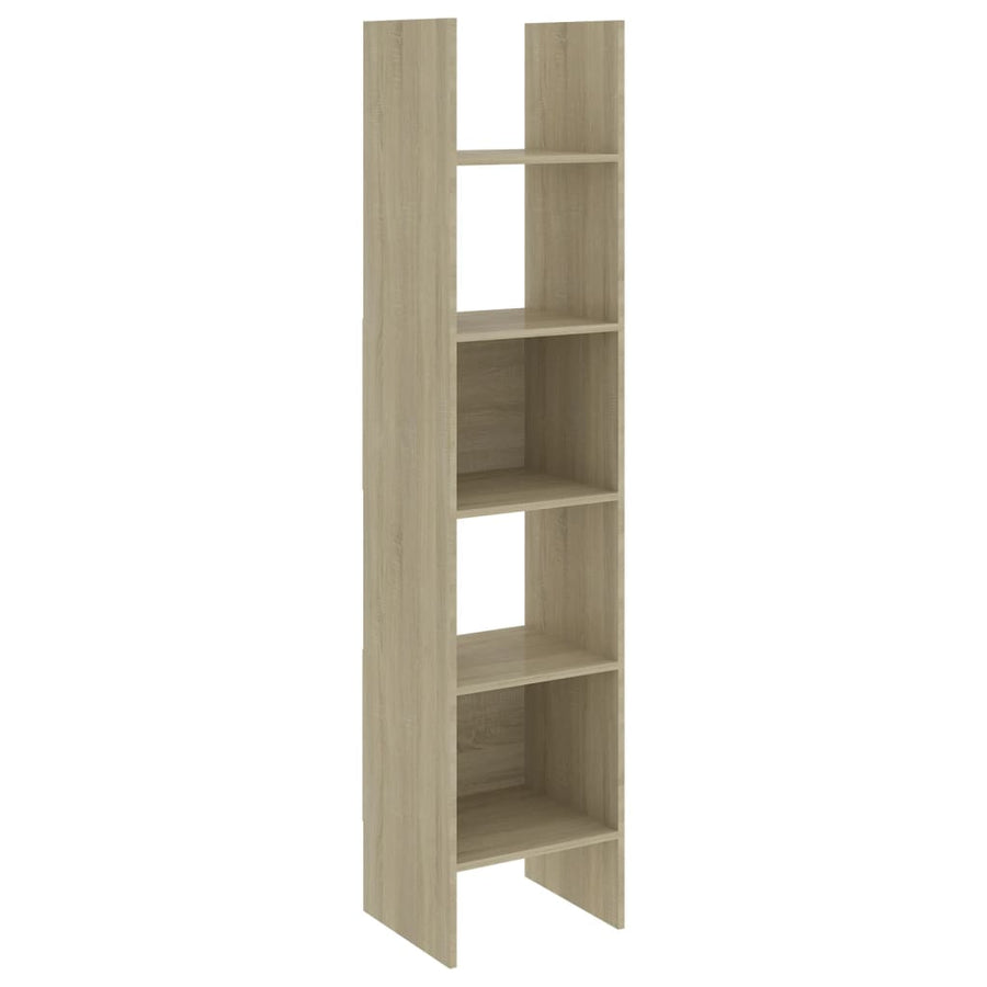 Boekenkast 40X35X80 Cm Spaanplaat Kleurig Sonoma eiken