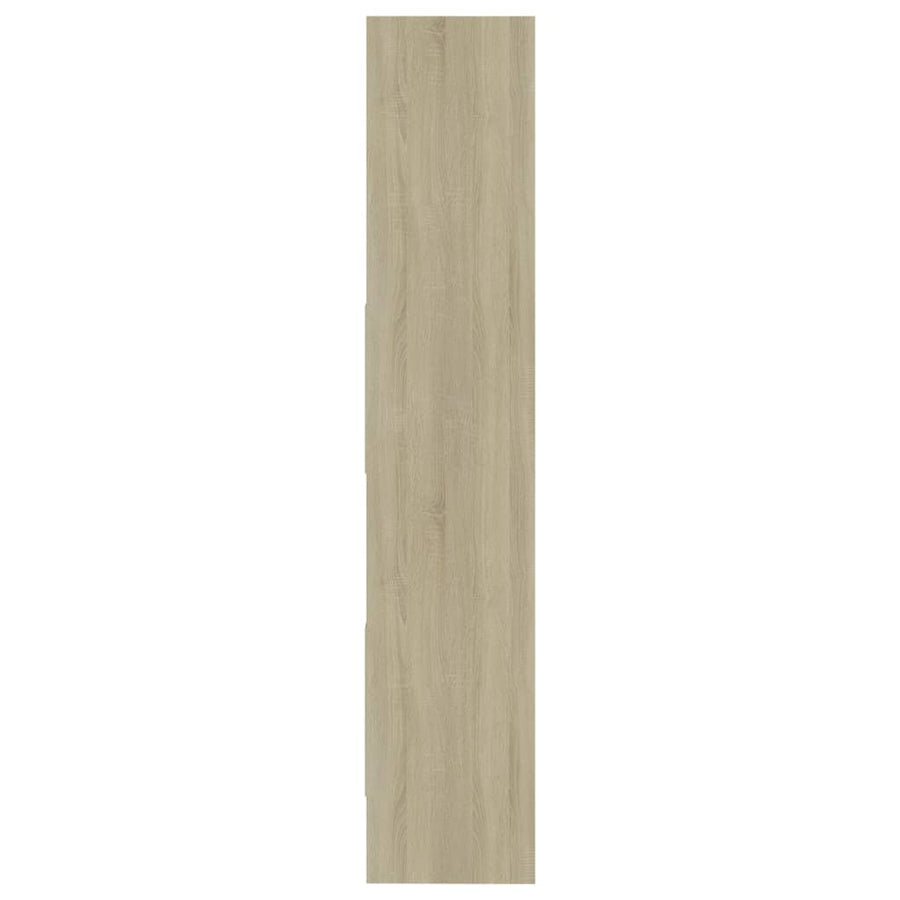 Boekenkast 40X35X80 Cm Spaanplaat Kleurig Sonoma eiken