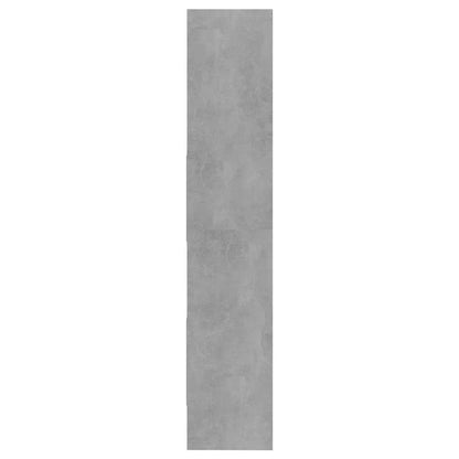 Boekenkast 40X35X80 Cm Spaanplaat Betongrijs