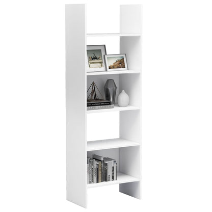 Boekenkast 60X35X80 Cm Spaanplaat Wit