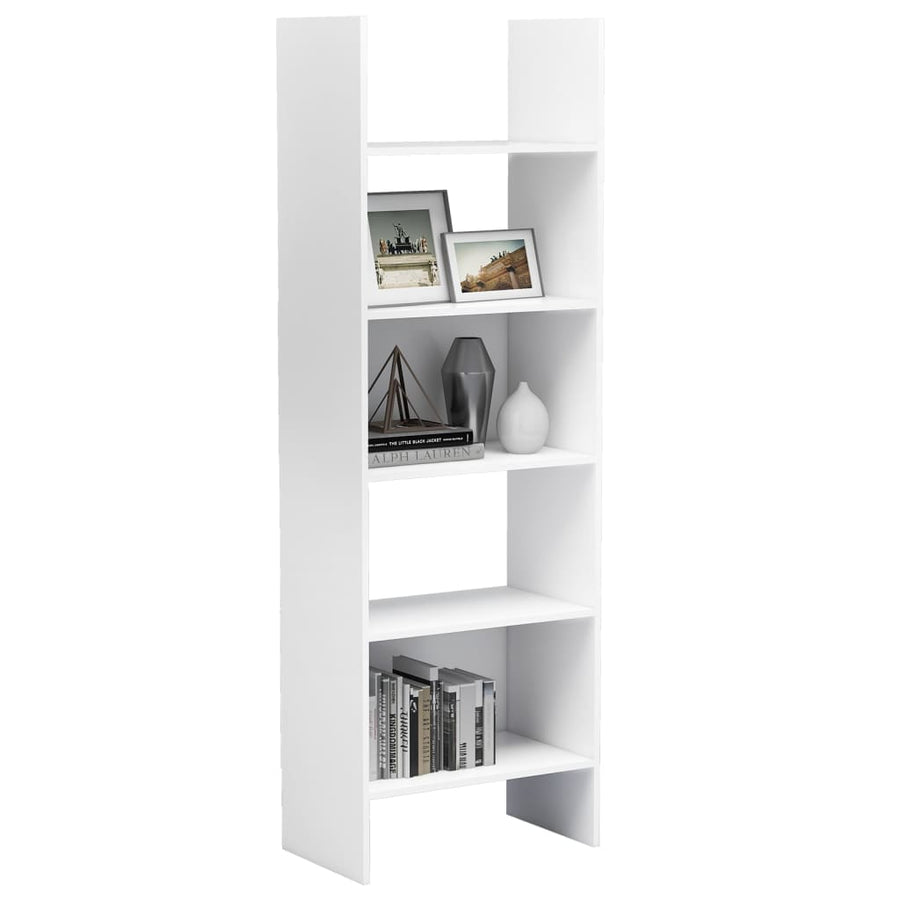 Boekenkast 60X35X80 Cm Spaanplaat Wit