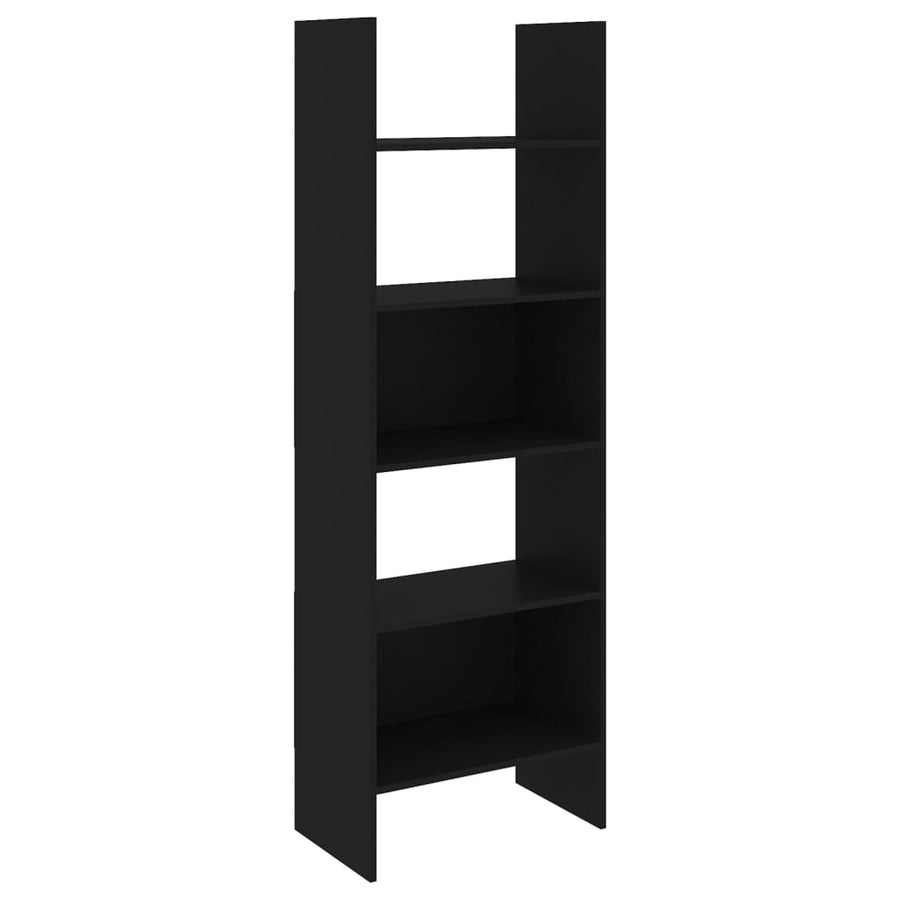 Boekenkast 60X35X80 Cm Spaanplaat Zwart