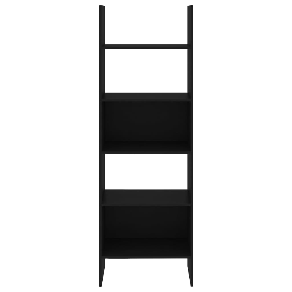 Boekenkast 60X35X80 Cm Spaanplaat Zwart