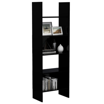 Boekenkast 60X35X80 Cm Spaanplaat Zwart
