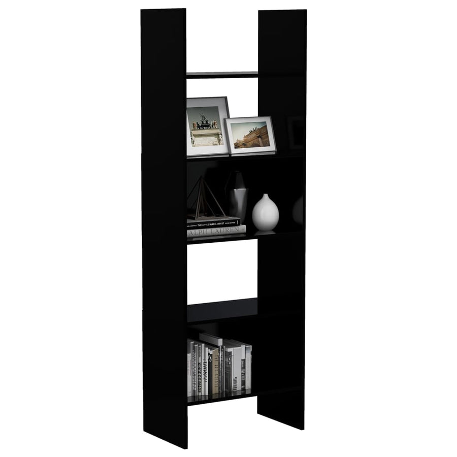 Boekenkast 60X35X80 Cm Spaanplaat Zwart