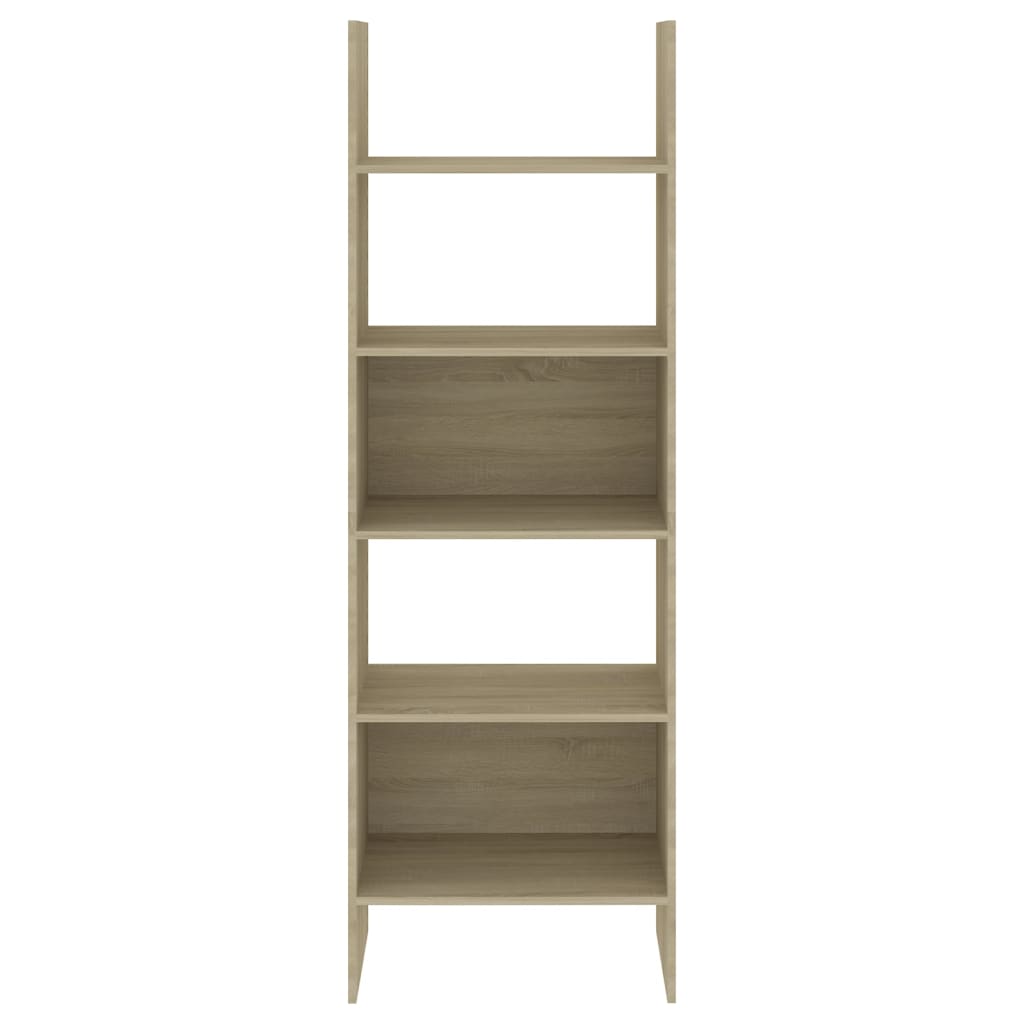 Boekenkast 60X35X80 Cm Spaanplaat Kleurig Sonoma eiken