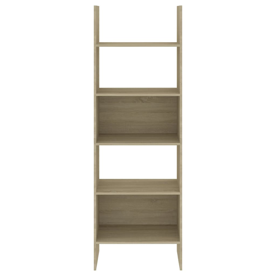 Boekenkast 60X35X80 Cm Spaanplaat Kleurig Sonoma eiken