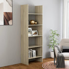 Bookcase 60x35x180 cm engineered wood Sonoma oak-coloured