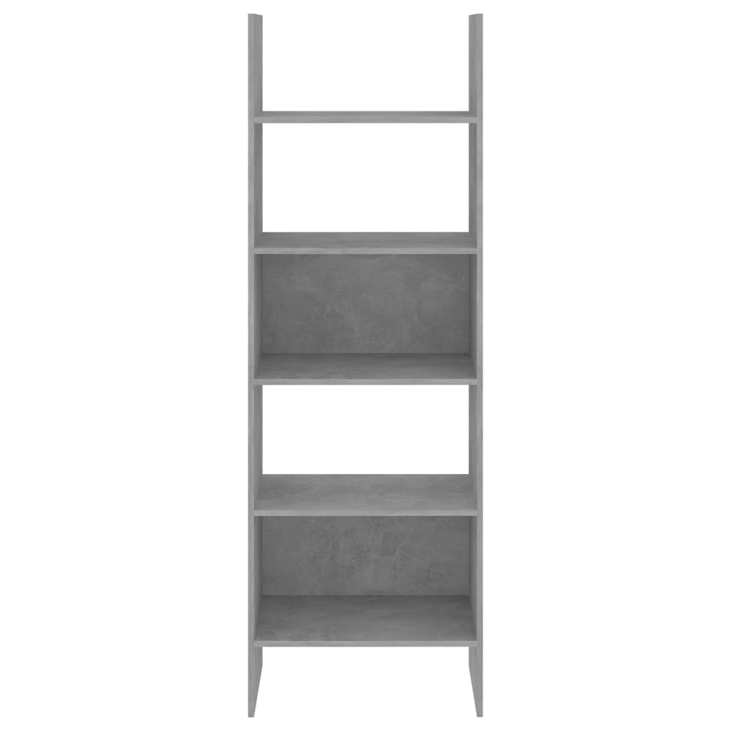 Boekenkast 60X35X80 Cm Spaanplaat Betongrijs