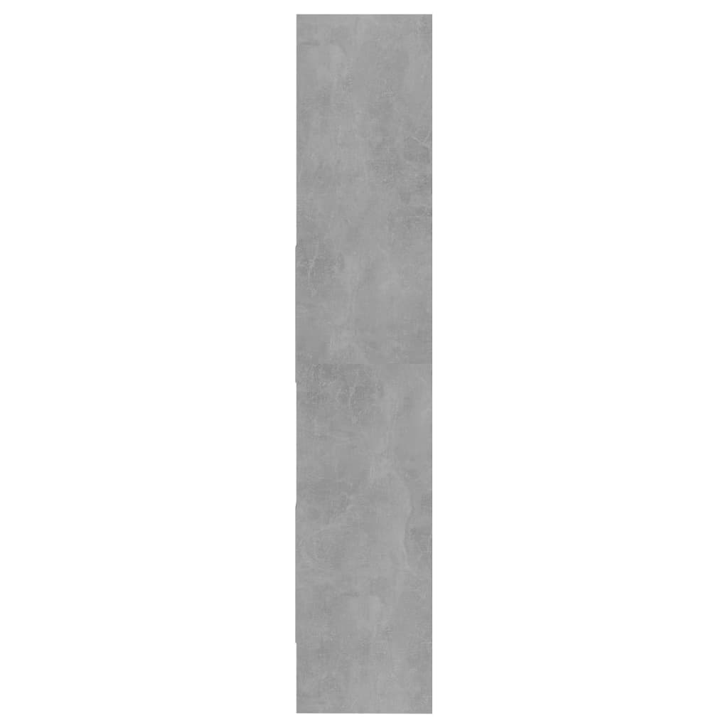 Boekenkast 60X35X80 Cm Spaanplaat Betongrijs