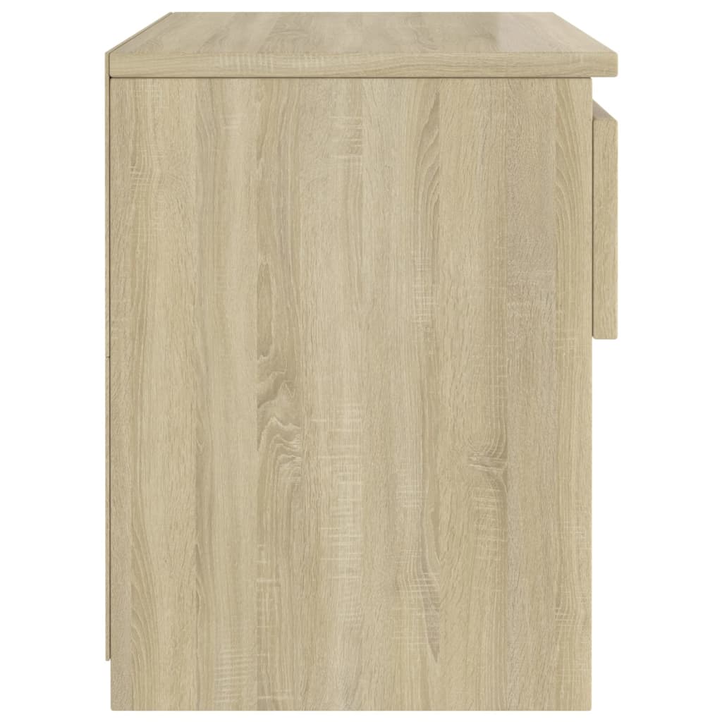 Nachtkastje 40X30X39 Cm Spaanplaat Kleurig 1 Sonoma eiken