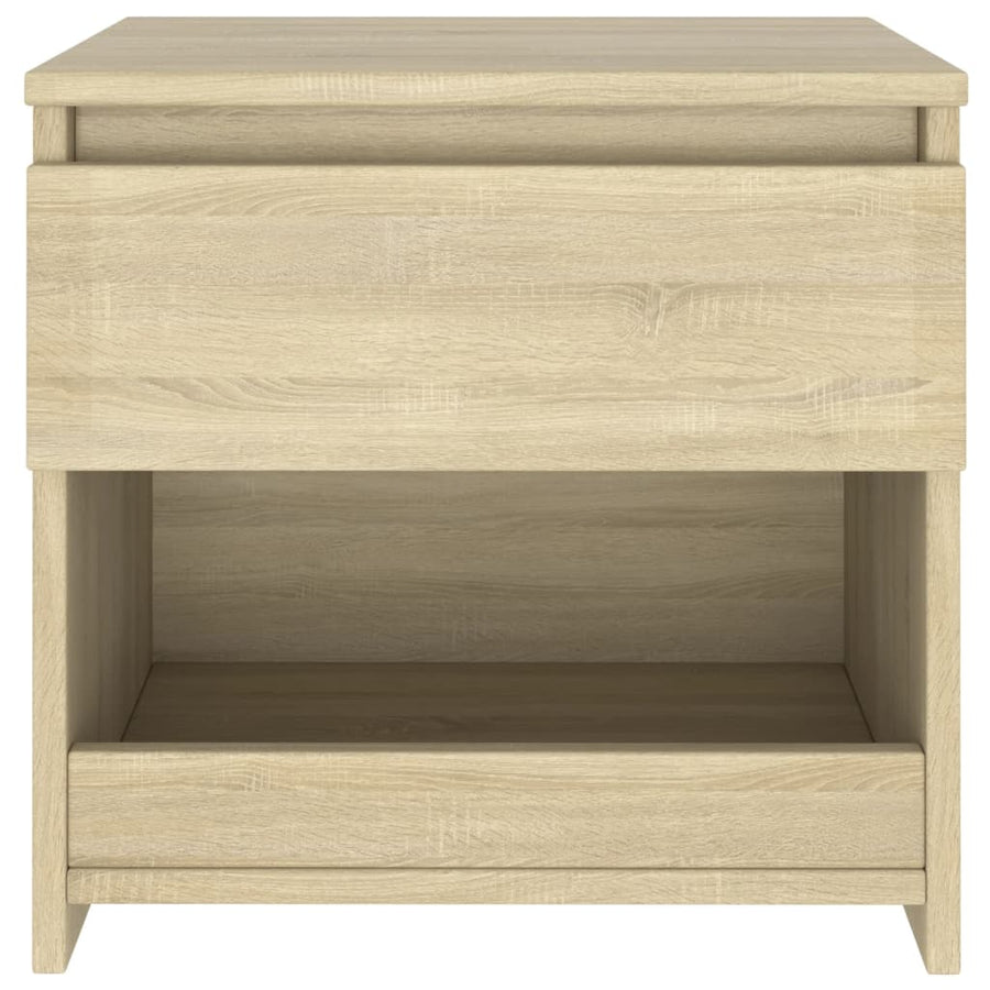 Nachtkastjes 40X30X39 Cm Spaanplaat Kleurig 2 Sonoma eiken