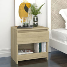 Nachtkastjes 40X30X39 Cm Spaanplaat Kleurig 2 Sonoma eiken