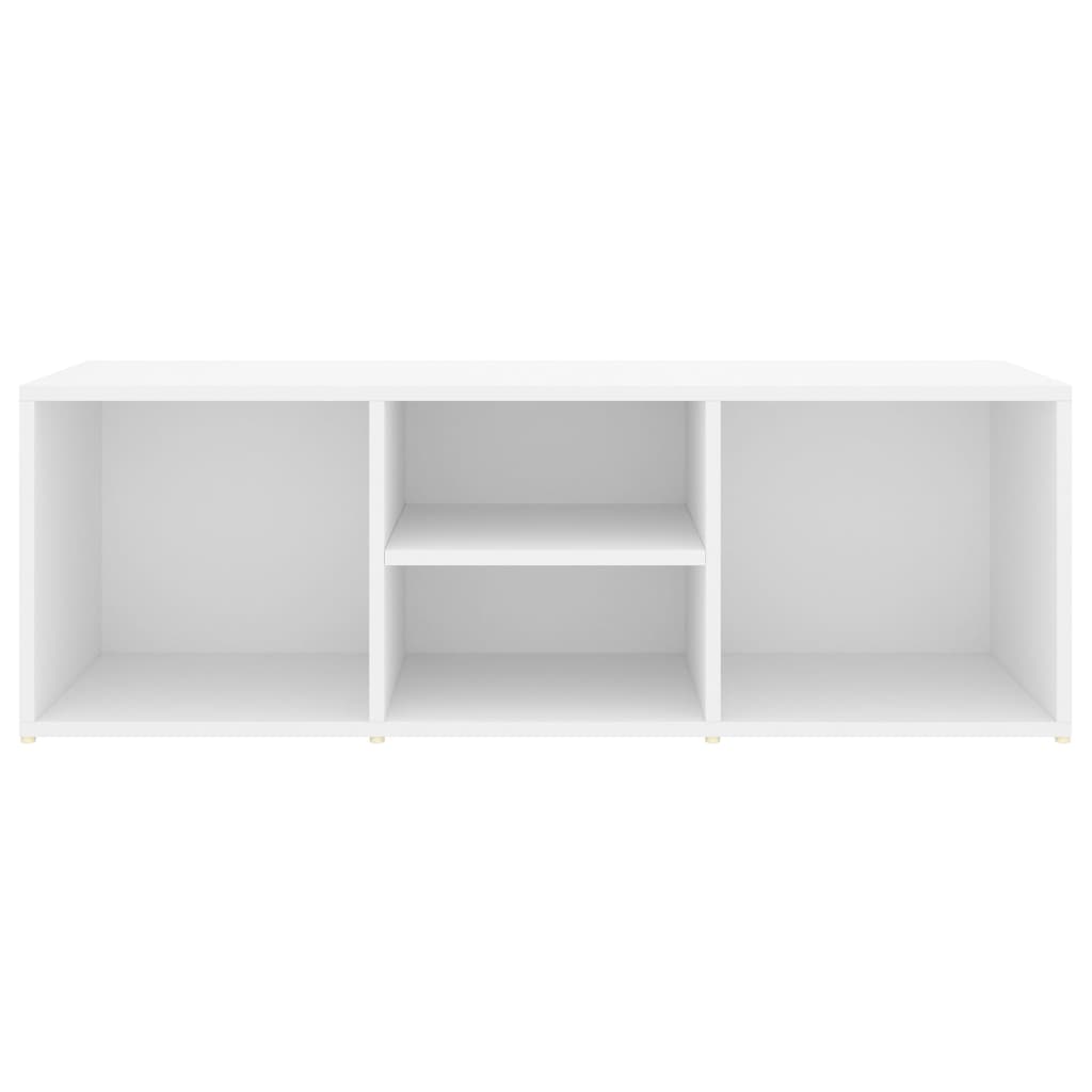Schoenenopbergbank 105X35X35 Cm Bewerkt Hout Wit