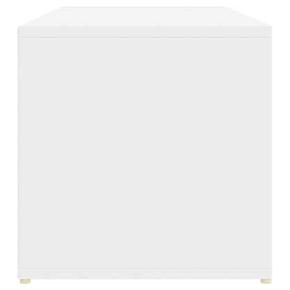 Schoenenopbergbank 105X35X35 Cm Bewerkt Hout Wit