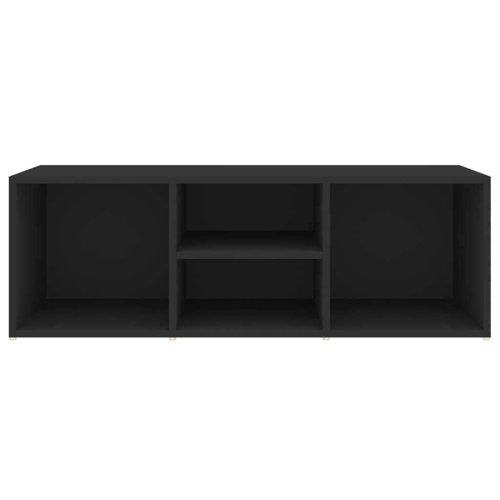 Schoenenopbergbank 105X35X35 Cm Spaanplaat Zwart