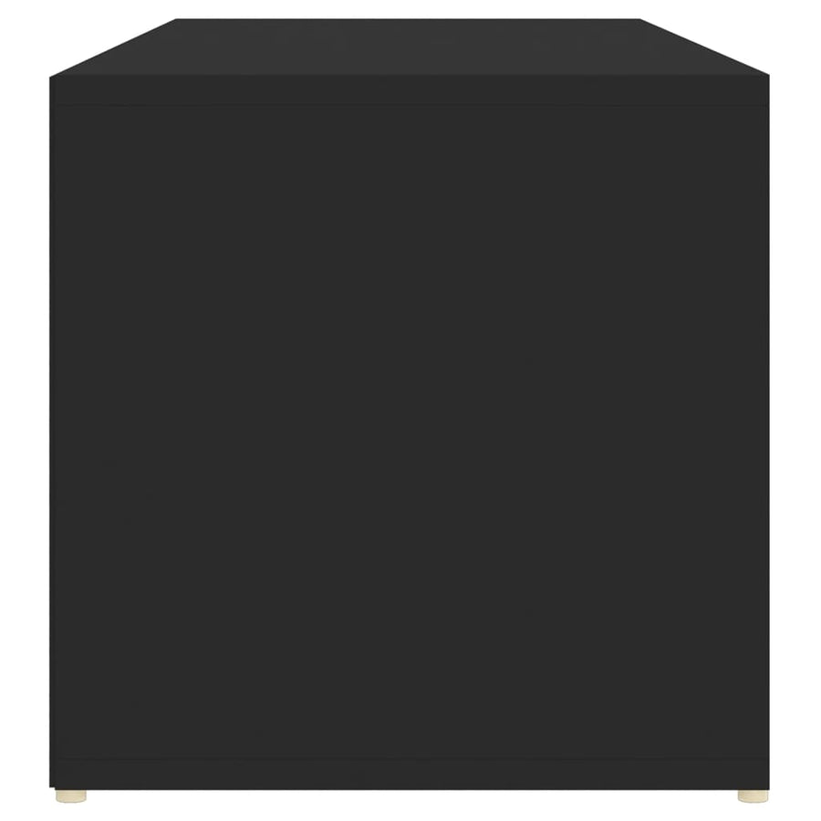 Schoenenopbergbank 105X35X35 Cm Spaanplaat Zwart