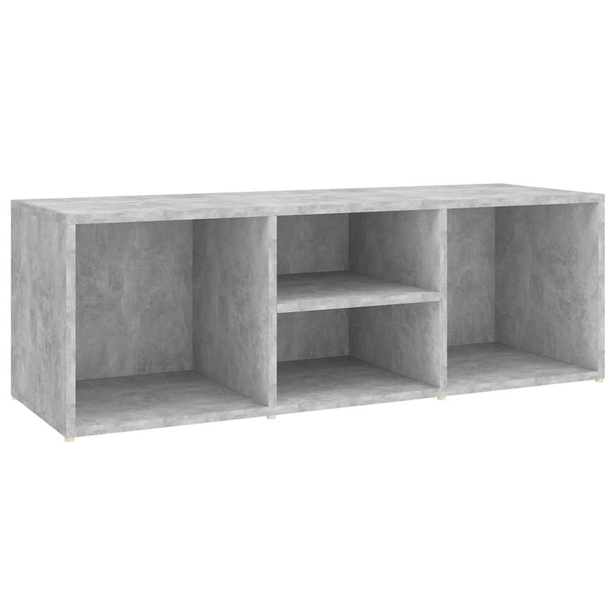 Schoenenopbergbank 105X35X35 Cm Spaanplaat Betongrijs