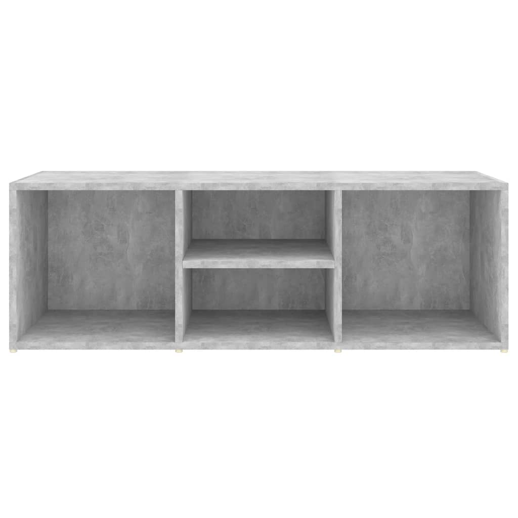Schoenenopbergbank 105X35X35 Cm Spaanplaat Betongrijs