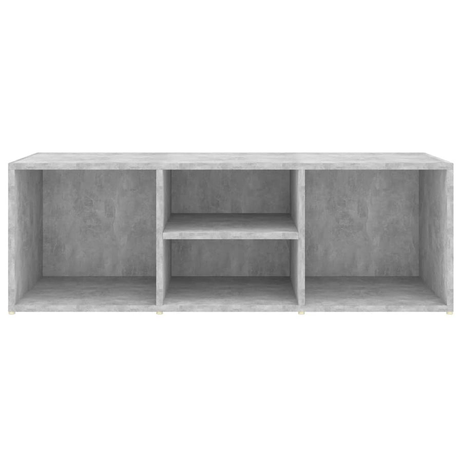Schoenenopbergbank 105X35X35 Cm Spaanplaat Betongrijs