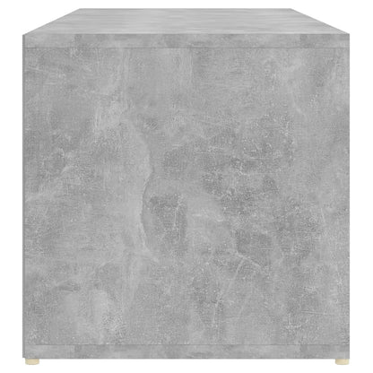 Schoenenopbergbank 105X35X35 Cm Spaanplaat Betongrijs
