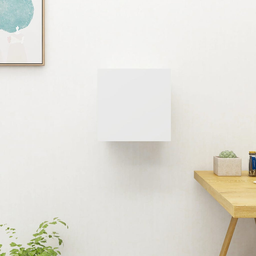 Tv-Wandmeubel 30,5X30X30 Cm 1 Wit