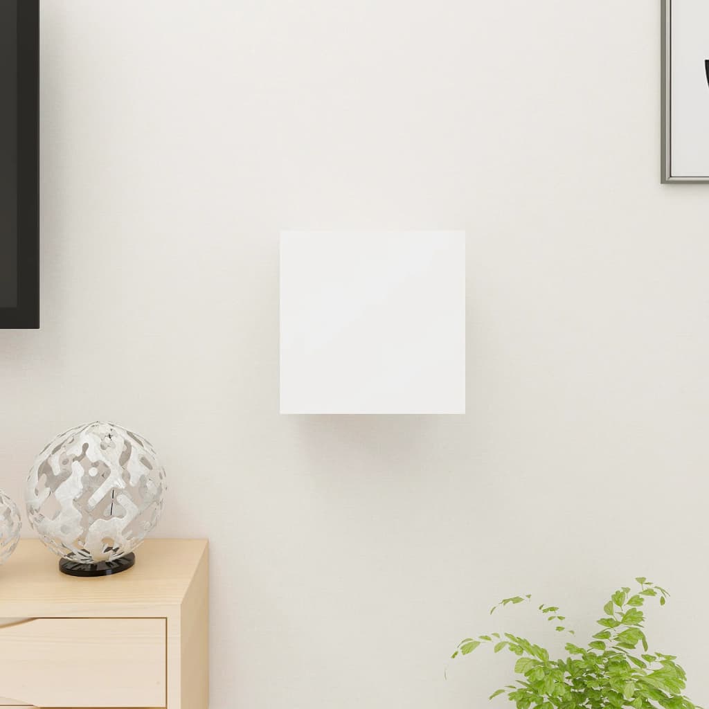 Tv-Wandmeubel 30,5X30X30 Cm 1 Wit