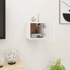 Tv-wandmeubel 30,5x30x30 cm wit bewerkt hout