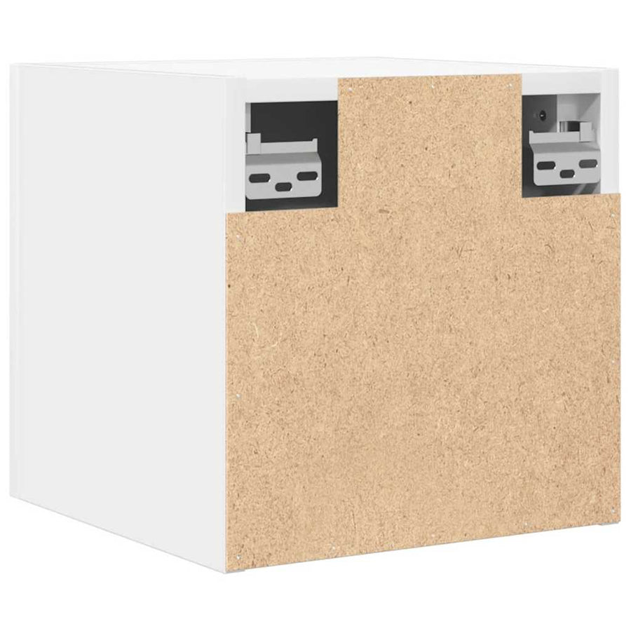 Tv-wandmeubelen 4 st 30,5x30x30 cm wit