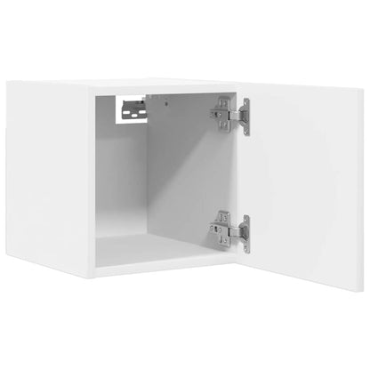 Tv-wandmeubelen 4 st 30,5x30x30 cm wit