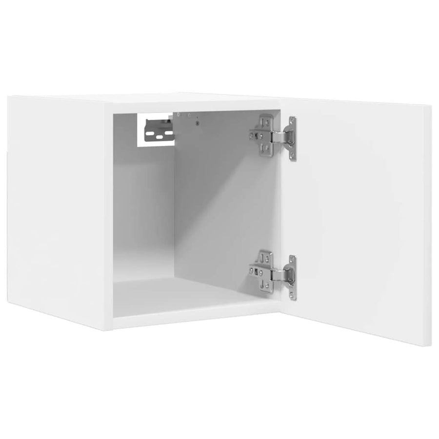 Tv-wandmeubelen 4 st 30,5x30x30 cm wit