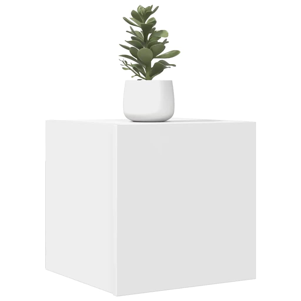 Tv-wandmeubelen 4 st 30,5x30x30 cm wit