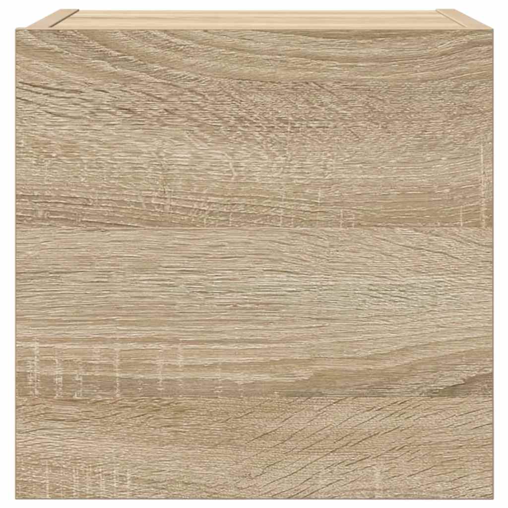 Tv-Wandmeubelen 30,5X30X30 Cm Kleurig 2 Sonoma eiken