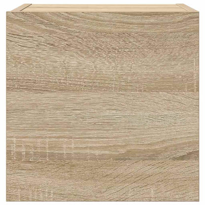 Tv-Wandmeubelen 30,5X30X30 Cm Kleurig 2 Sonoma eiken