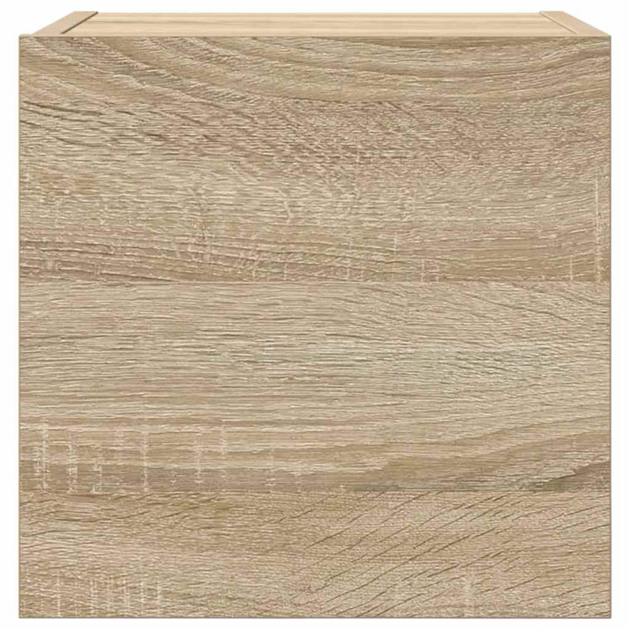 Tv-Wandmeubelen 30,5X30X30 Cm Kleurig 2 Sonoma eiken