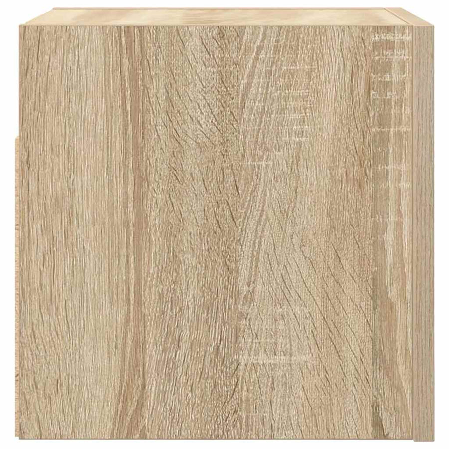 Tv-Wandmeubelen 30,5X30X30 Cm Kleurig 2 Sonoma eiken