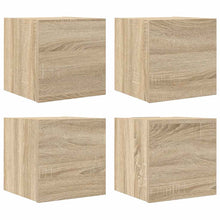 Tv-wandmeubelen 4 st 30,5x30x30 cm sonoma eikenkleurig