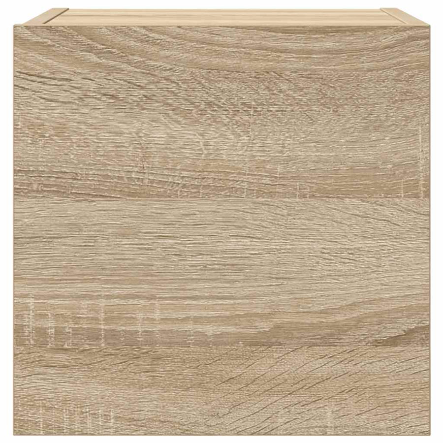 Tv-wandmeubelen 4 st 30,5x30x30 cm sonoma eikenkleurig