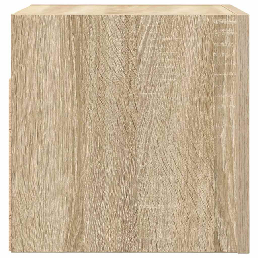 Tv-wandmeubelen 4 st 30,5x30x30 cm sonoma eikenkleurig