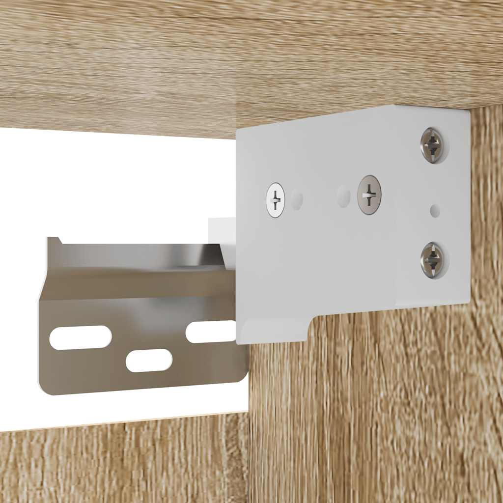 Tv-wandmeubelen 4 st 30,5x30x30 cm sonoma eikenkleurig