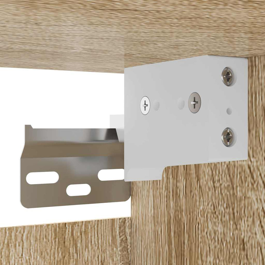Tv-wandmeubelen 4 st 30,5x30x30 cm sonoma eikenkleurig