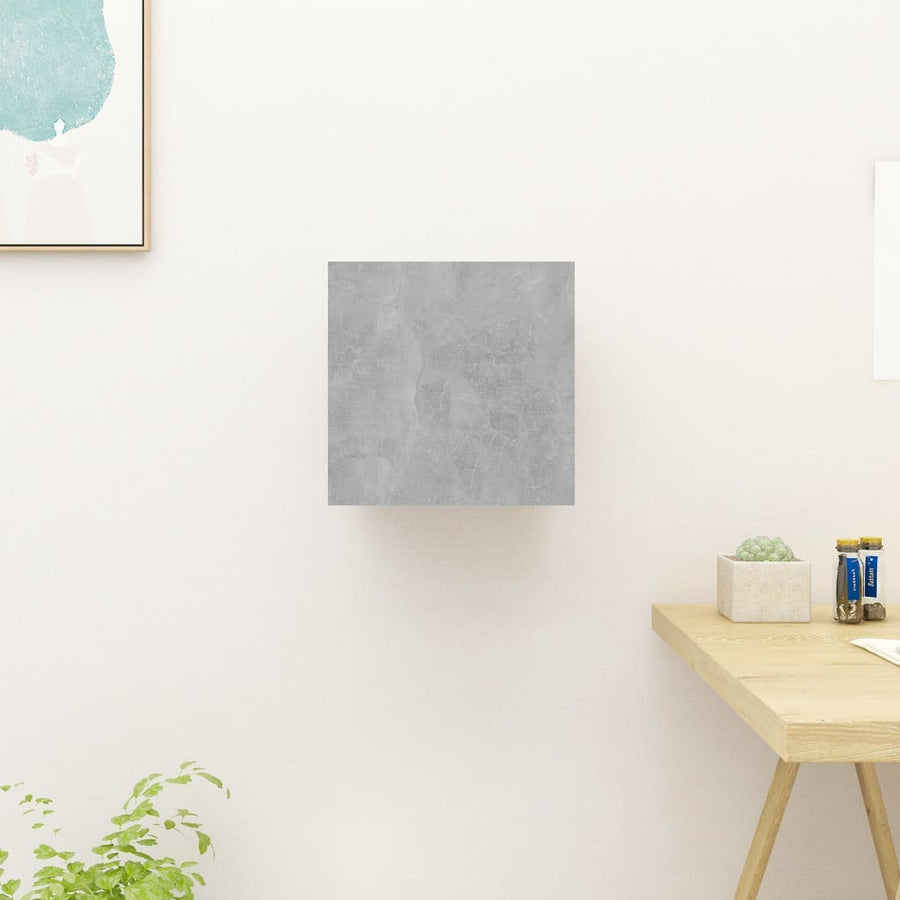 Tv-Wandmeubel 30,5X30X30 Cm 1 Betongrijs