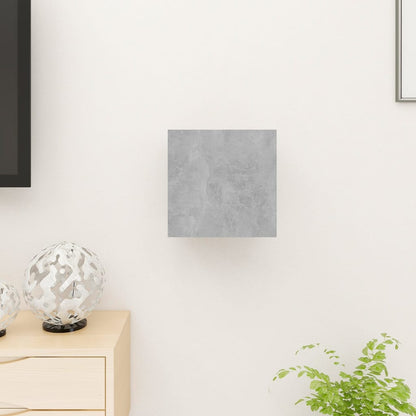 Tv-Wandmeubel 30,5X30X30 Cm 1 Betongrijs