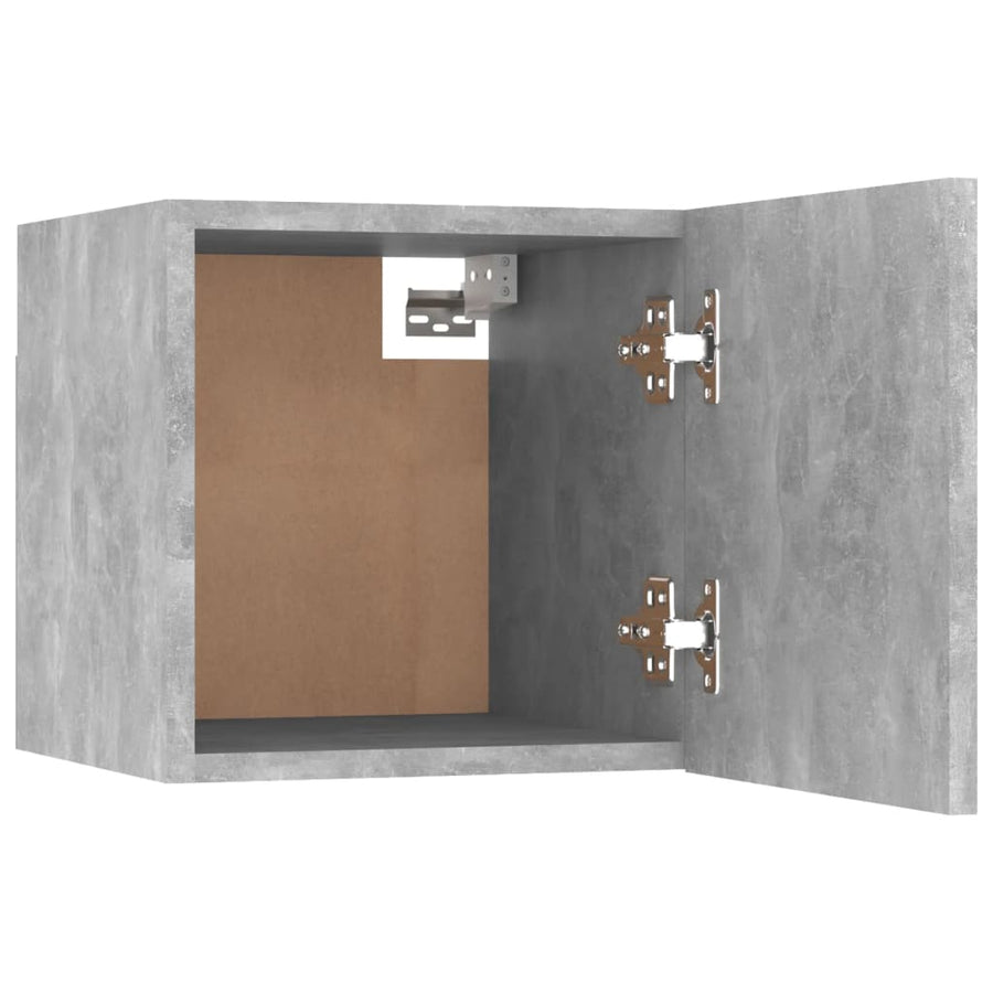 Tv-Wandmeubel 30,5X30X30 Cm 1 Betongrijs