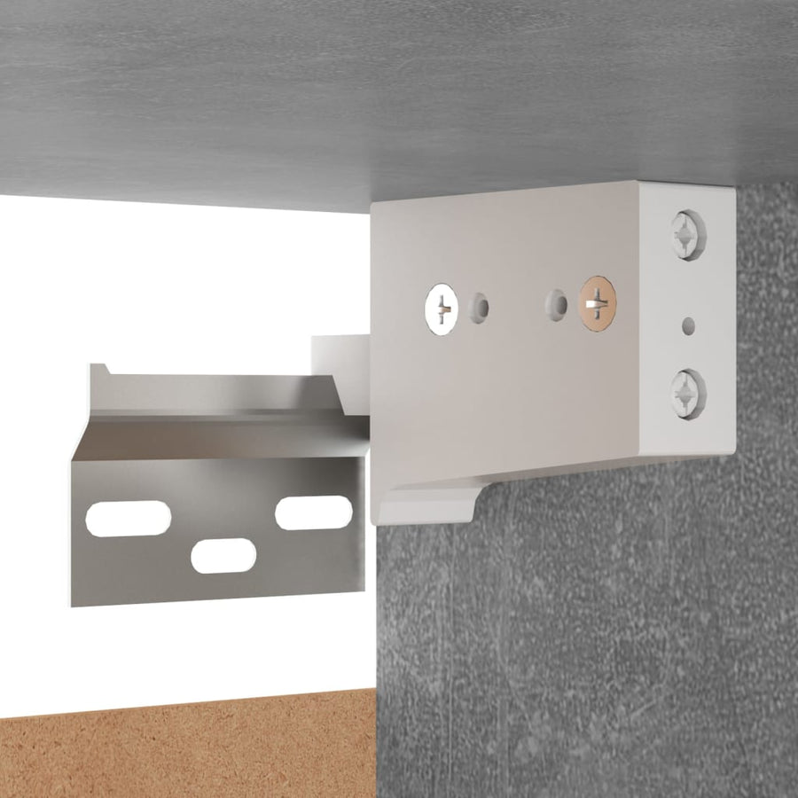 Tv-Wandmeubel 30,5X30X30 Cm 1 Betongrijs