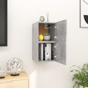 TV cabinets 2 pcs 30.5x30x30 cm concrete grey