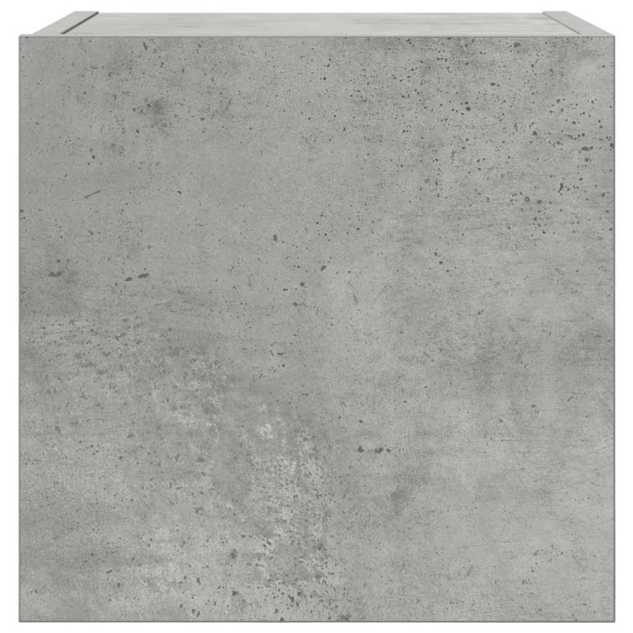 Tv-wandmeubelen 4 st 30,5x30x30 cm betongrijs