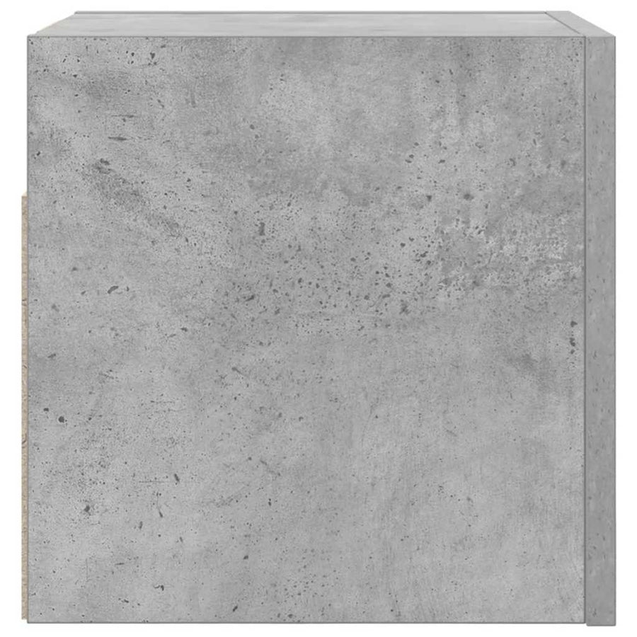 Tv-wandmeubelen 4 st 30,5x30x30 cm betongrijs