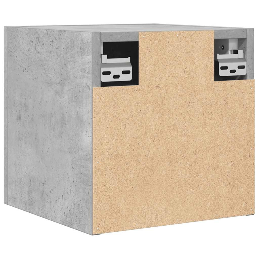 Tv-wandmeubelen 4 st 30,5x30x30 cm betongrijs
